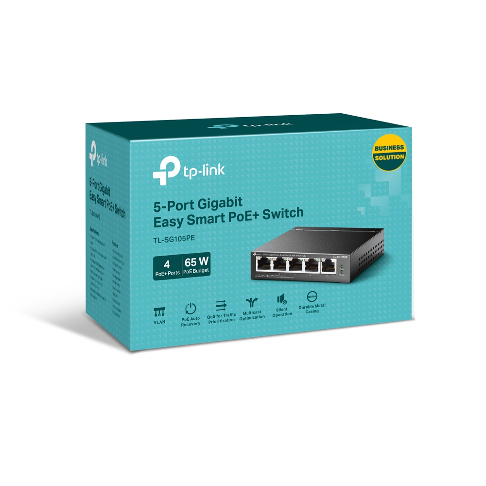 Comutator PoE TP-LINK TL-SG105PE, 4x IEEE 802.3af/at