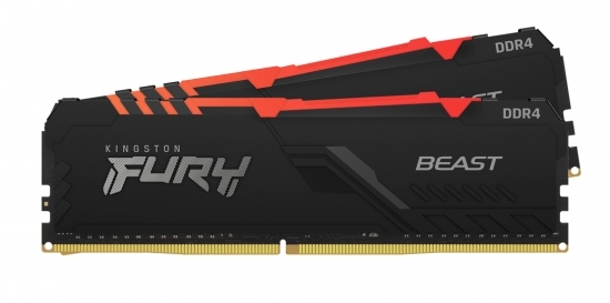 Memorie RAM Kingston FURY Beast, DDR4 SDRAM, 3200 MHz, 32GB, KF432C16BB1K2/32