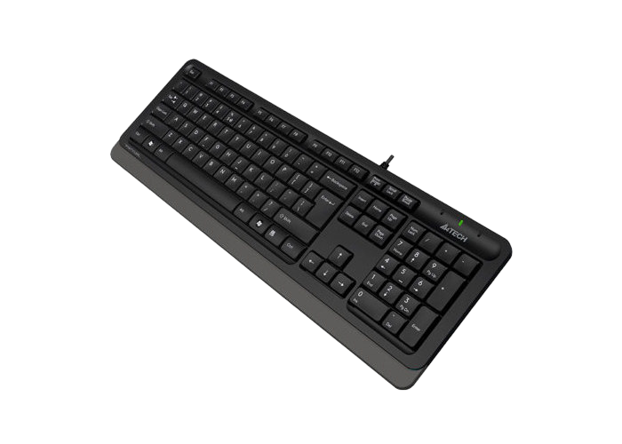 Клавиатура A4Tech FK10, Проводное, Чёрный/Серый