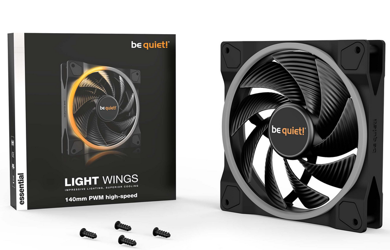 Ventilator PC be quiet! Light Wings PWM high-speed, 140 mm