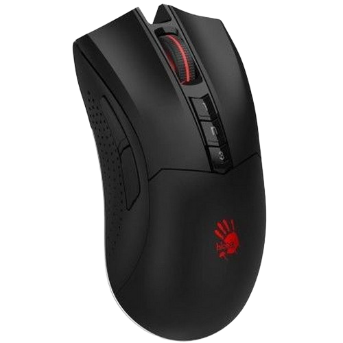 Wireless Gaming Mouse Bloody R90 Plus, 100-5000dpi, 8 buttons, 25G, 250IPS, Rechargeable, Black
