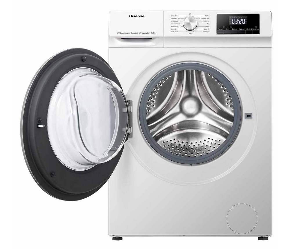 Mașină de spălat cu uscător Hisense WDQY9014EVJM, 10, Alb