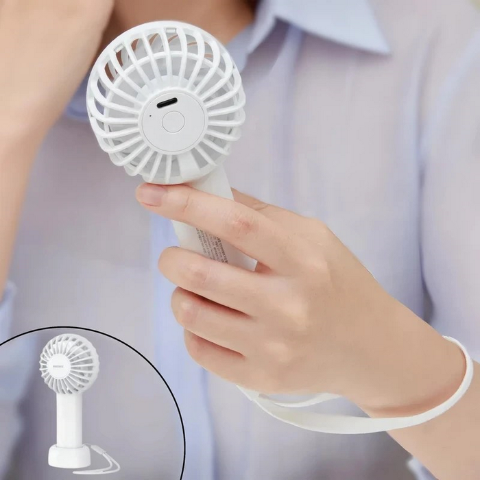 MINI FAN REMAX PRO BOBBOL F33 – WHITE