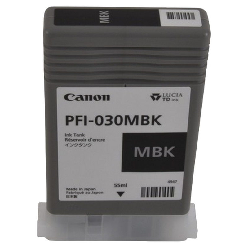 Cartuș de cerneală Canon PFI-030, 55ml, Negru mat