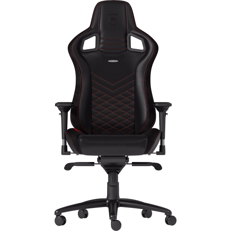 Игровое кресло Noblechairs Epic, Искусственная кожа, Черный/Красный