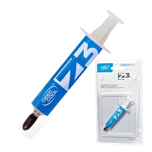 Thermal Paste Deepcool Z3 (1.5g, Silver based thermal-grease in syringe)