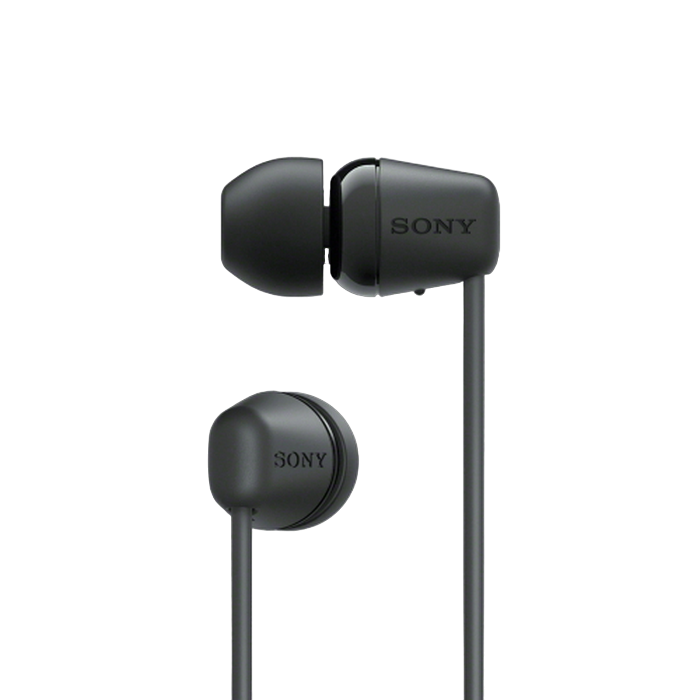 Гарнитура для мобильных телефонов SONY WI-C100, Беспроводной/Проводной, Чёрный