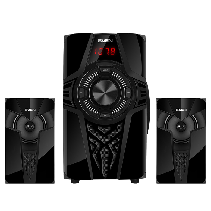 Компьютерные колонки 2.1 SVEN MS-2070, Чёрный