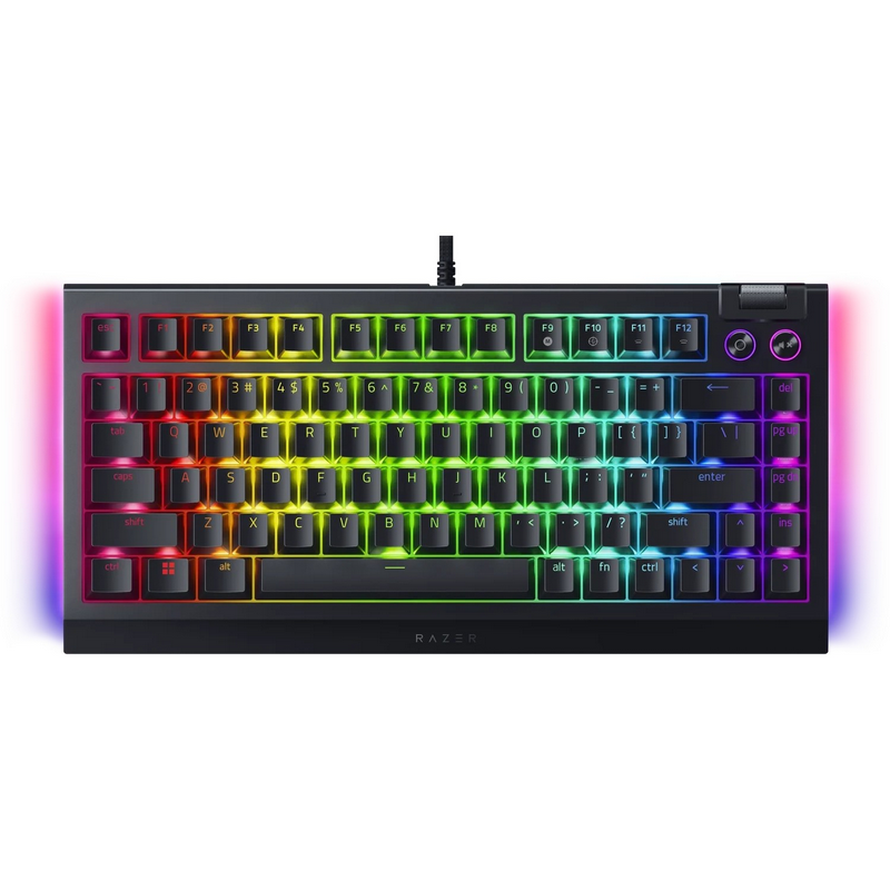Клавиатура Razer BlackWidow V4 75% Механический Черный