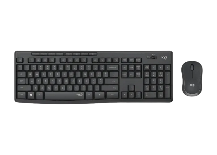 Set Tastatură + Mouse Logitech MK295, Fără fir, Negru