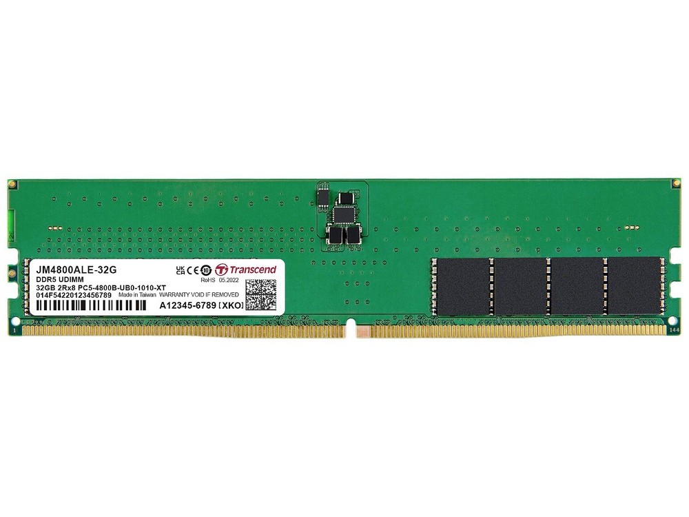 Memorie RAM Transcend JetRam, DDR5 SDRAM, 4800 MHz, 32 GB, JM4800ALE-32G