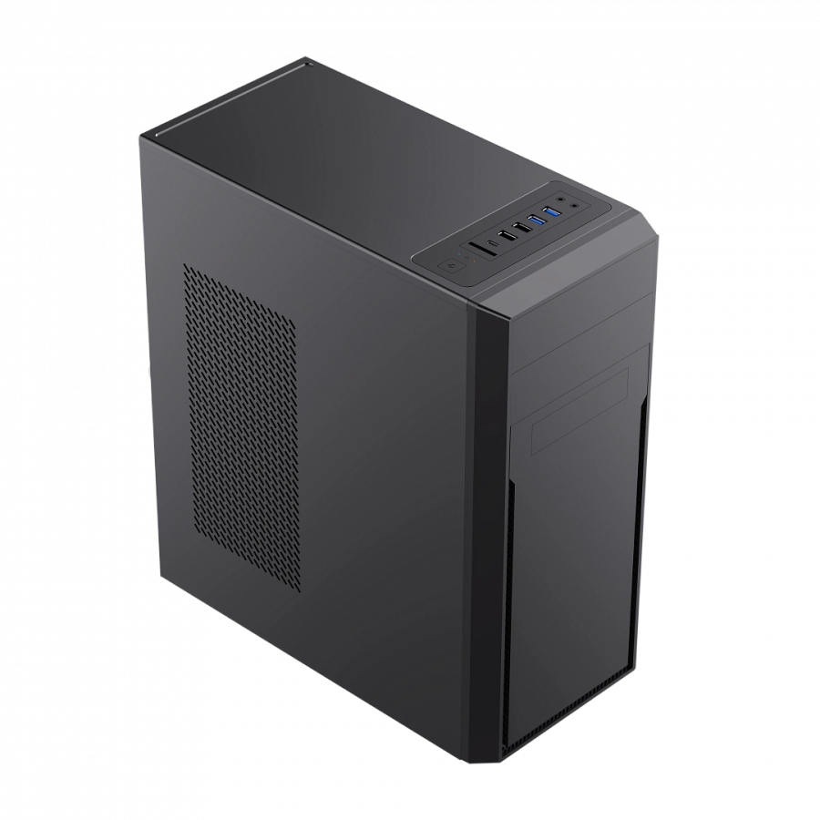 Carcasă PC Sohoo 2813BK, Midi-Tower, Negru