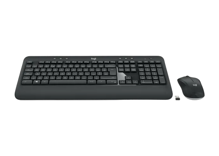 Wireless Keyboard & Mouse Logitech MK540 Advanced, Spill-resistant, Quiet typing, US Layout, Black