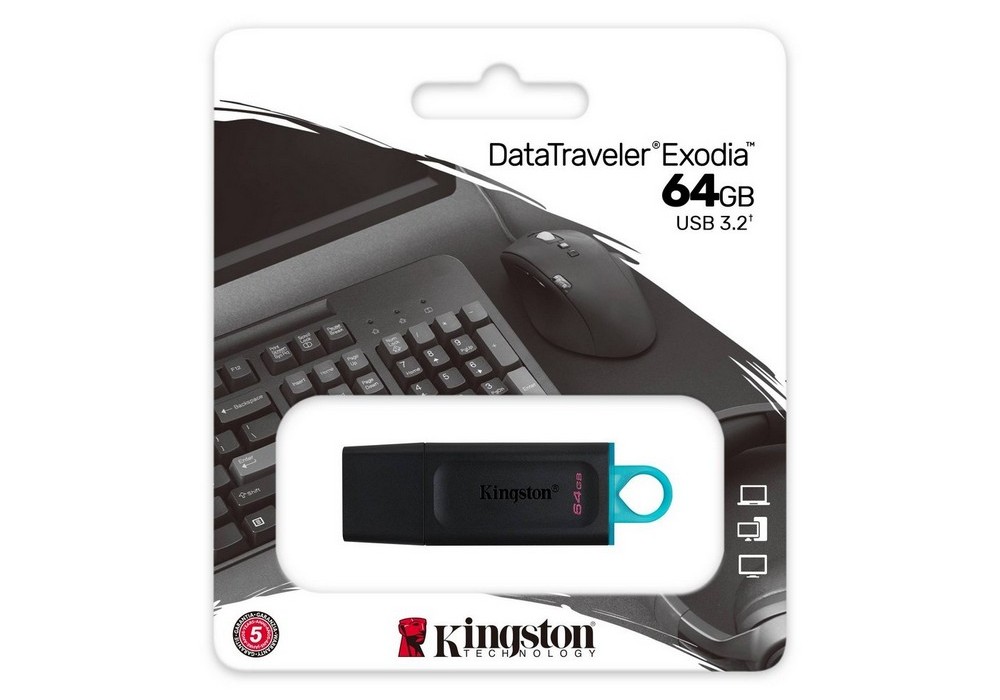 Flash Drive Kingston DataTraveler Exodia (DTX/64GB)