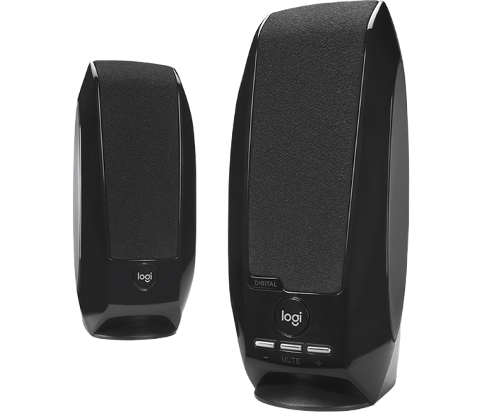 Компьютерные колонки 2.0 Logitech S150, Чёрный