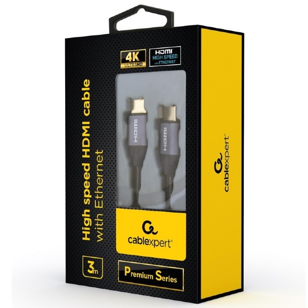 Видео кабель Cablexpert CCBP-HDMI-3M, HDMI (M) - HDMI (M), 3м, Чёрный