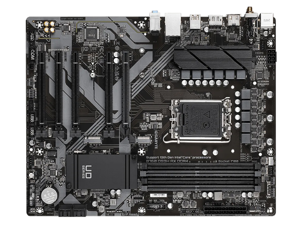 Placă de bază Gigabyte B760 DS3H AX, LGA1700, Intel B760, ATX