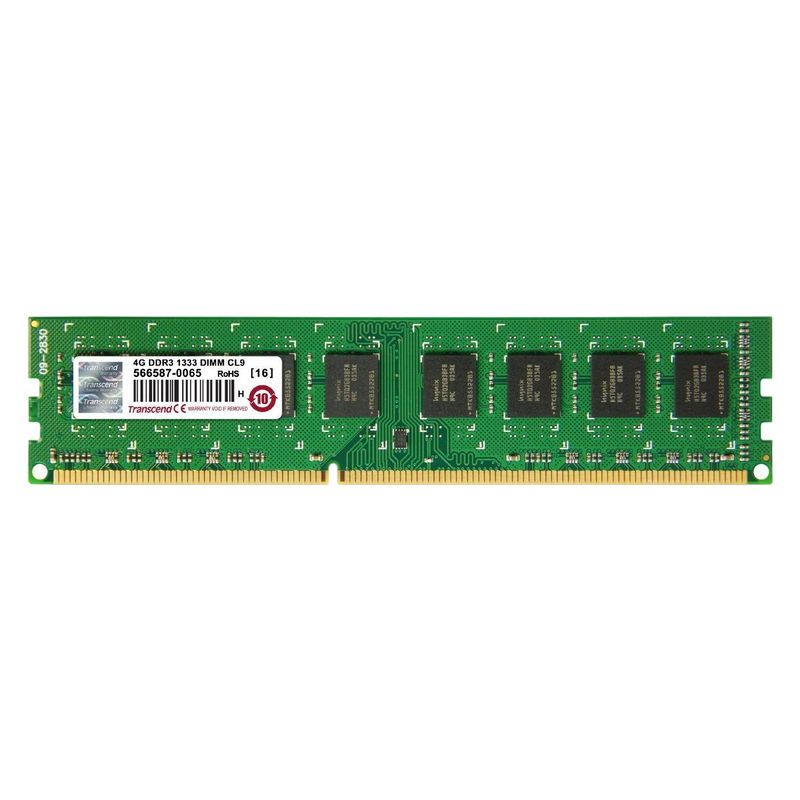 .4GB DDR3- 1600MHz Transcend PC12800, CL11, 1.5V
