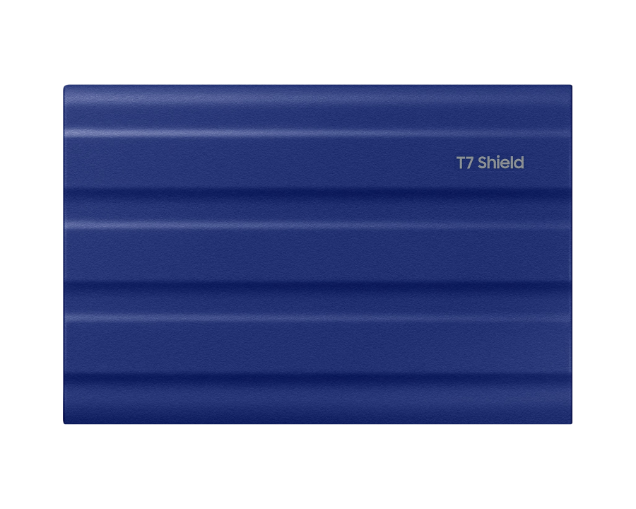 SSD portabil extern Samsung T7 Shield, 2 TB, Albastru (MU-PE2T0R/WW)