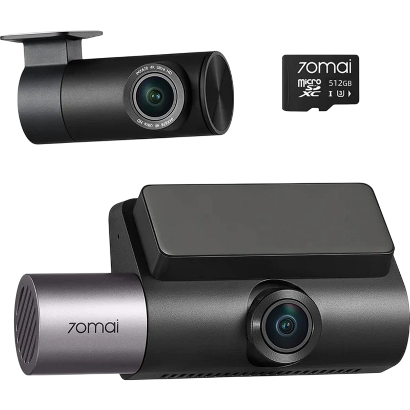 Set dash cam față și spate 70mai t800 + rear cam rc41, negru Thumbnail 9