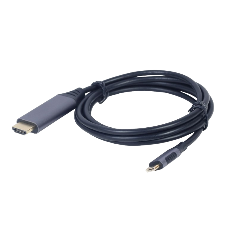 Cablu Video Cablexpert CC-USB3C-HDMI-01-6, USB Type-C (M) - HDMI (F), 1,8m, Negru