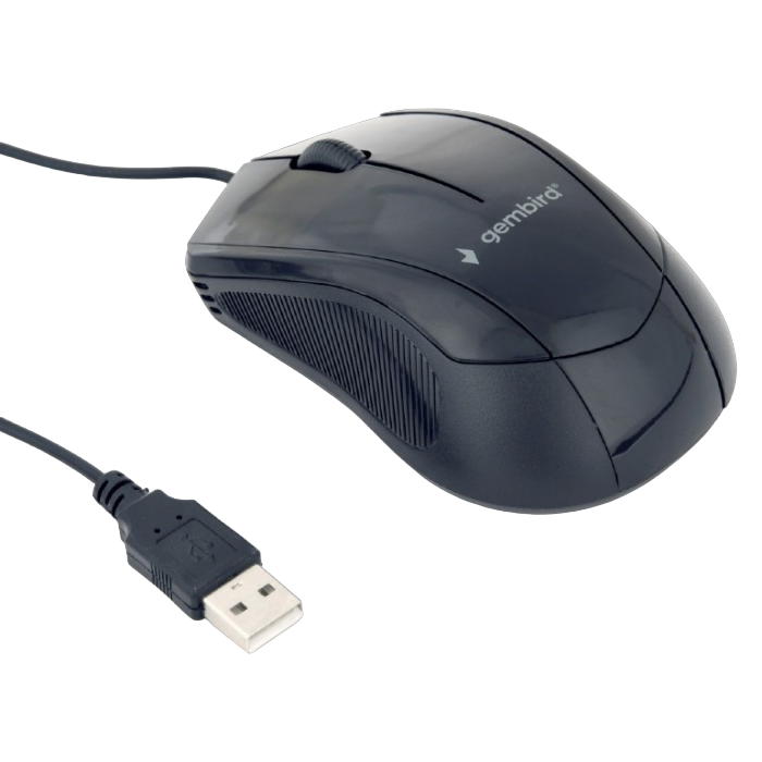 Мышь Gembird MUS-3B-02, Чёрный
