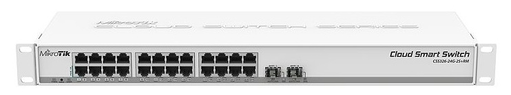Comutator Router CSS326-24G-2S+RM, Alb
