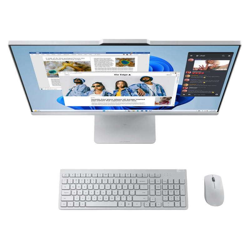 Computer All-in-One Lenovo IdeaCentre AIO 27ARR9, 27", AMD Ryzen 3 7335U, 16GB/512GB, Fără SO, Cloud Grey