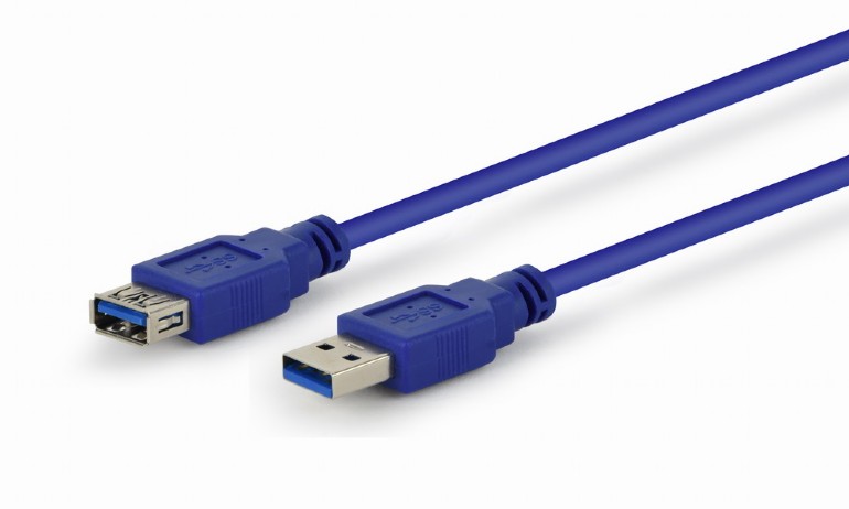 Cablu încărcare și sincronizare Cablexpert , USB Type-A (F)/USB Type-A, 3m, Albastru