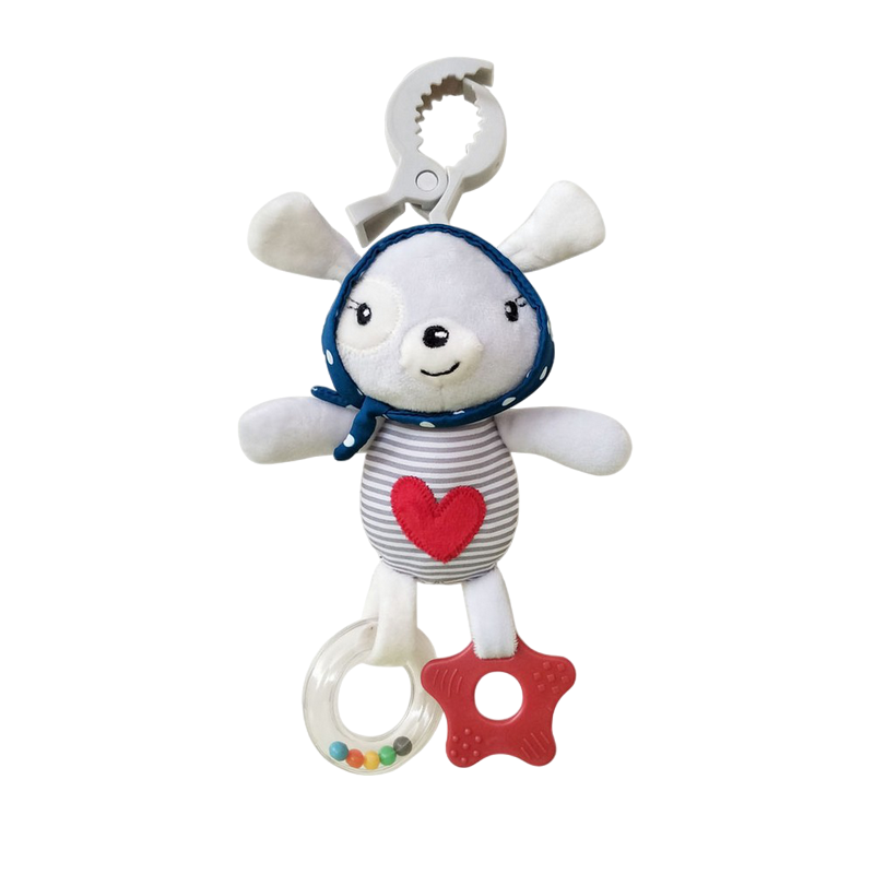 Kikka Boo Love Rome girl stroller rattle