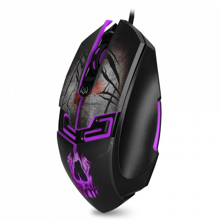 Gaming Mouse SVEN RX-G805, 500-8000 dpi, 6 buttons, Programmable, RGB, Backlight, Black, USB