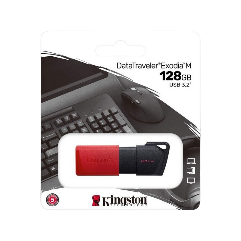 Flash Drive Kingston DataTraveler Exodia M 128GB USB3.2