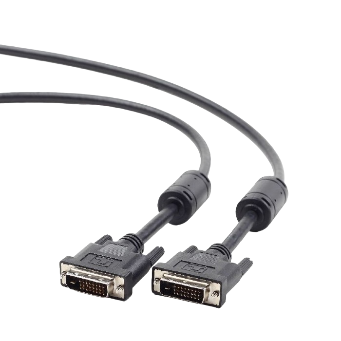 Видеокабель Cablexpert CC-DVI2-BK-10, DVI-D (M) - DVI-D (M), 3м, Чёрный