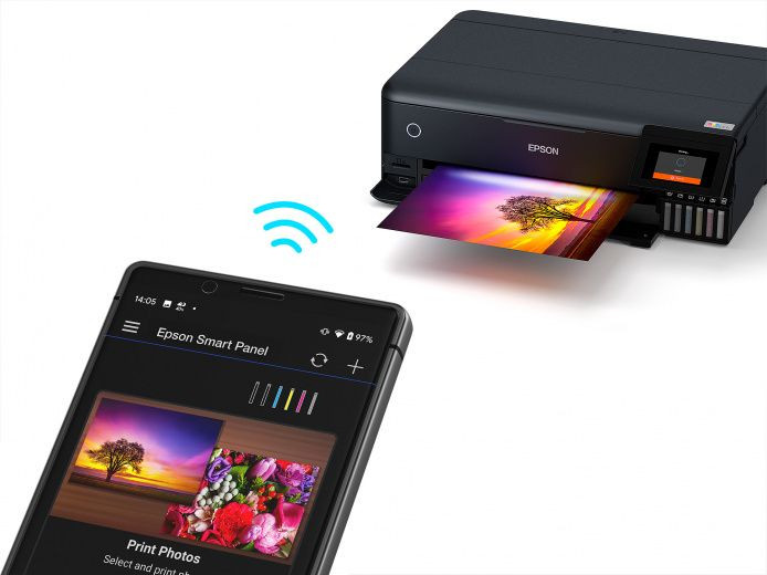 Струйный МФУ Epson L8180, Чёрный
