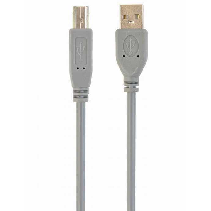 Cablu încărcare și sincronizare Cablexpert CCP-USB2-AMBM-6G, USB Type-A/USB Type-B, 1,8m, Gri