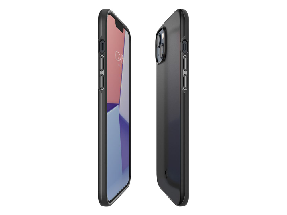 Чехол Spigen iPhone 14 Plus, Thin Fit, Чёрный
