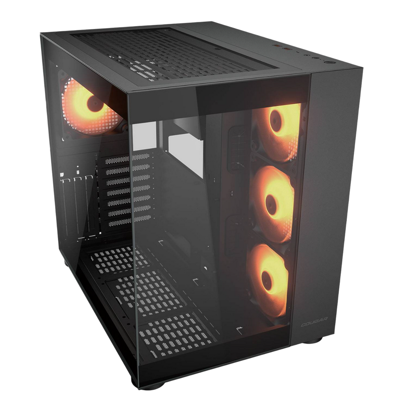 Carcasă PC Cougar FV150 RGB Midi-Tower Negru