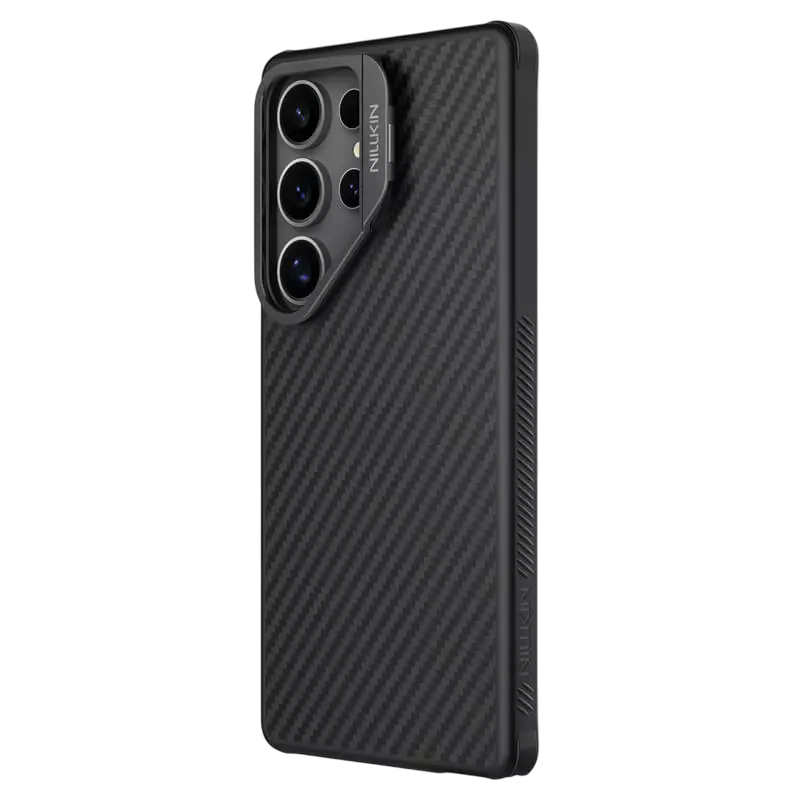 Husă Nillkin CarboProp Magnetic pentru Samsung Galaxy S25 Ultra, Negru