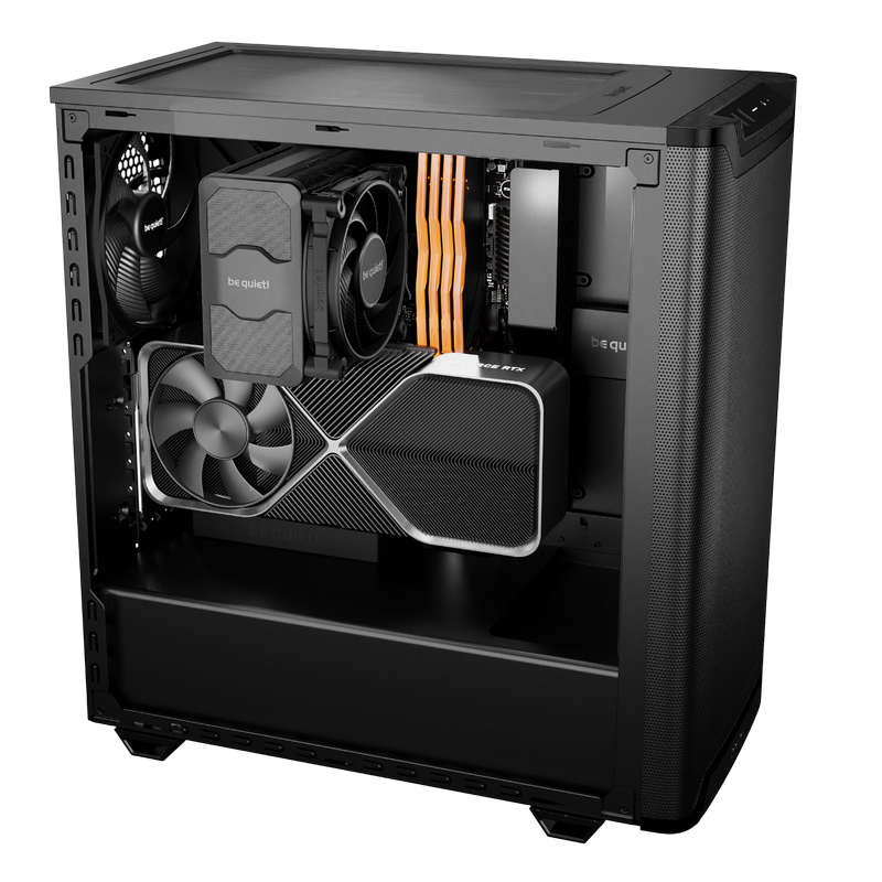 Carcasă PC be quiet! Pure Base 501 Airflow, Midi-Tower, Fără PSU, Negru