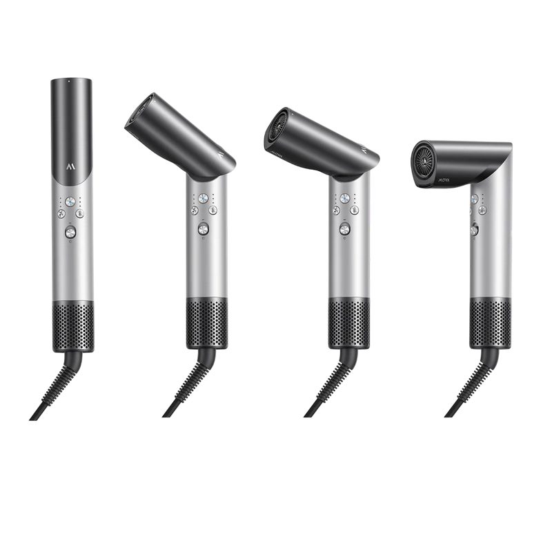 Uscător de păr, Styler Mova Master 10 Lunar Silver