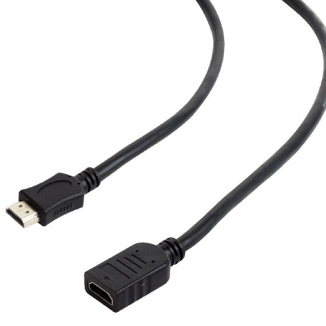Видео кабель Cablexpert CC-HDMI4X-0.5M, HDMI (M) - HDMI (F), 0,5м, Чёрный