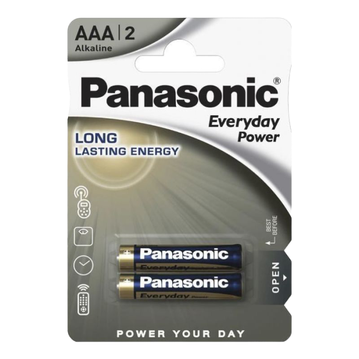 Батарейки Panasonic LR03REE, AAA, 2шт.