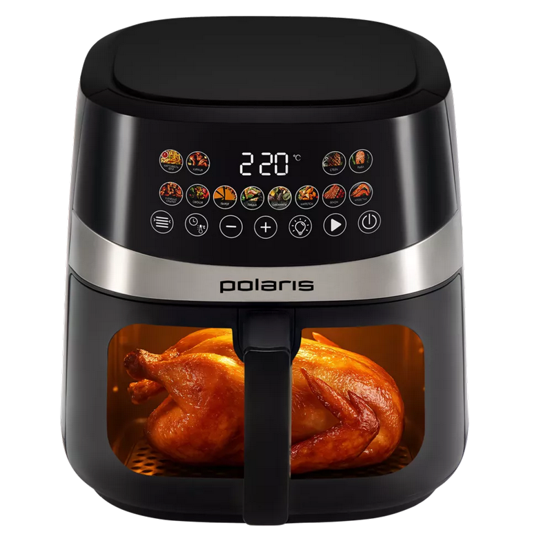 Аэрогриль polaris paf 8005w, чёрный Thumbnail 4