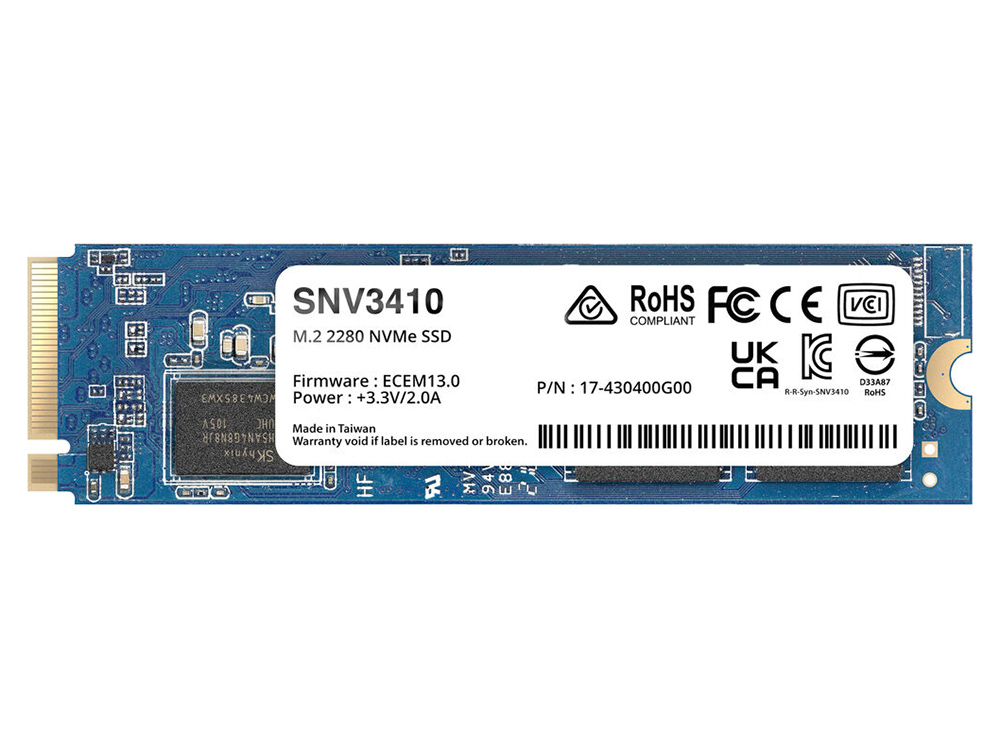 SYNOLOGY M.2 2280 800Gb Enterprise NVMe solid-state drive 