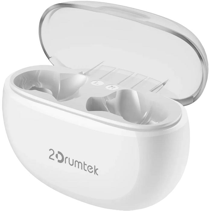 Wireless Earphones A4tech B25, 10 mm driver, 32 Ohm, 102db, Bluettoth 5.2, 40/380 mAh,IPX4, White