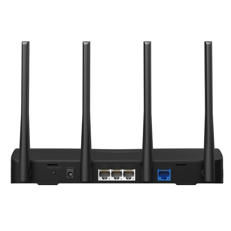 Router fără fir MERCUSYS MR27BE, Wi-Fi, Negru