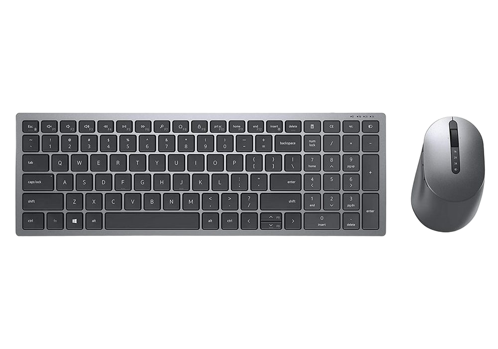 Set Tastatură + Mouse DELL KM7120W, Fără fir, Gri