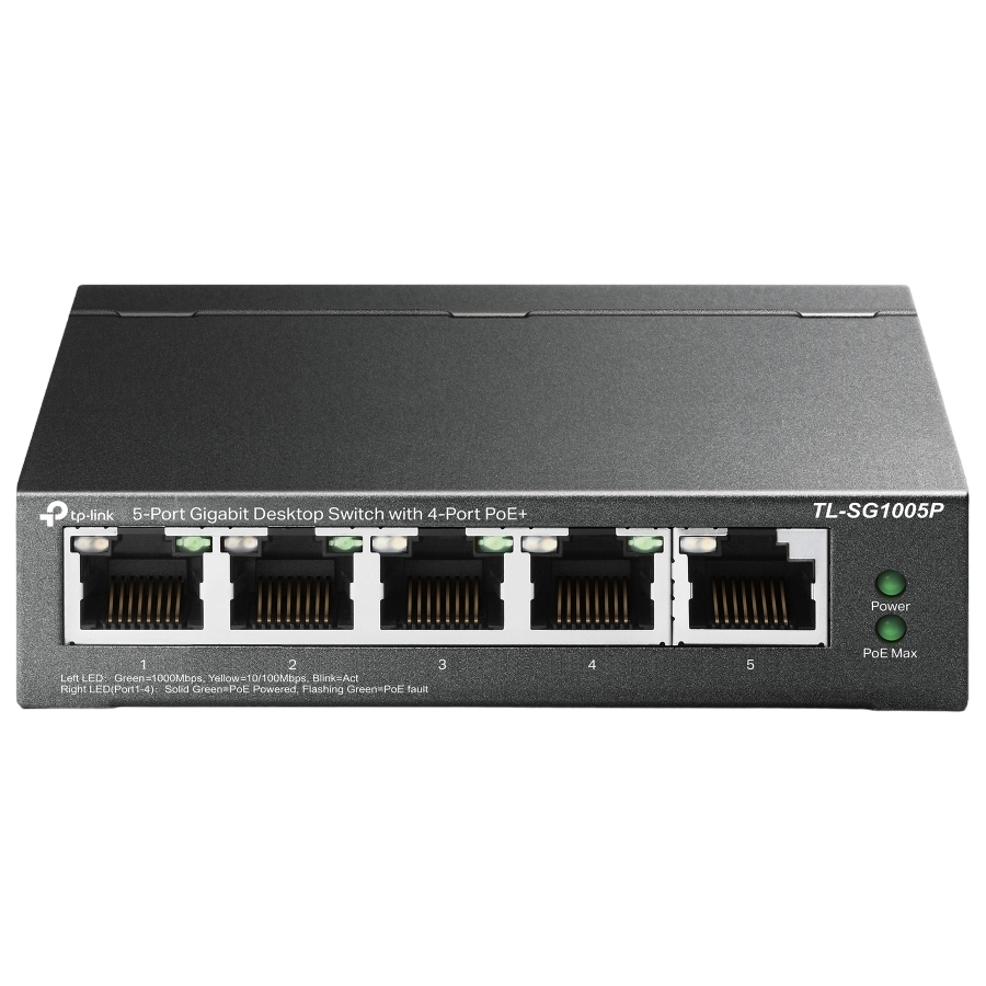 Comutator PoE TP-LINK TL-SG1005P, 4x IEEE 802.3af/at