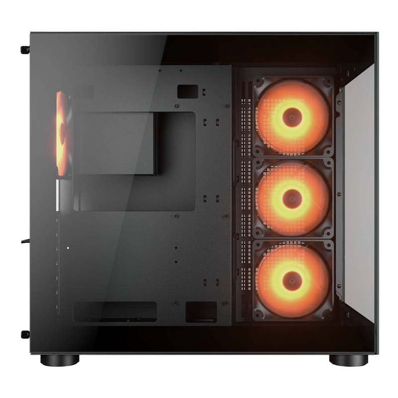 Carcasă PC Cougar FV150 RGB Midi-Tower Negru