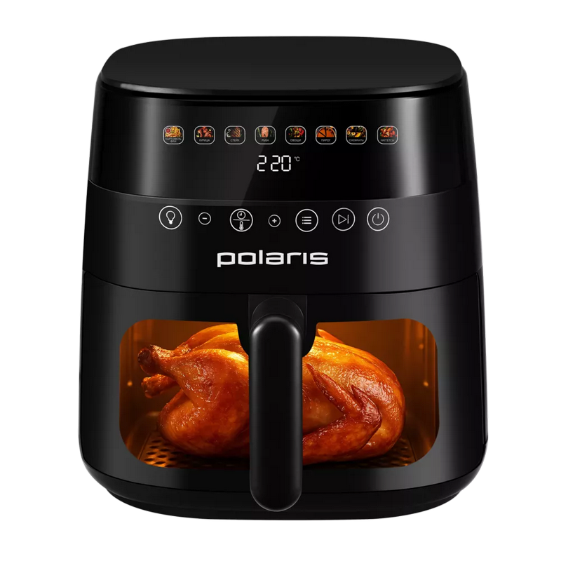 Аэрогриль polaris paf 8003w, чёрный Thumbnail 4